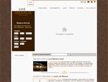 Tablet Screenshot of lordmanaus.com.br
